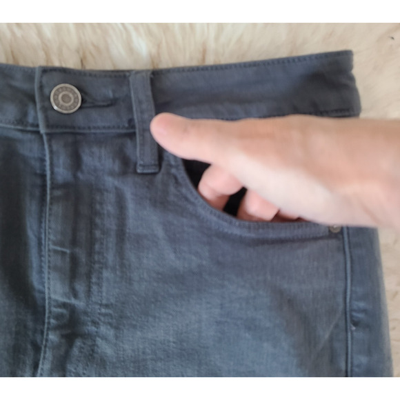 Talula Women Shorts Size 28 Cut Off High Rise Gray‎ Wash Jean Denim Western Boho - Picture 2 of 16